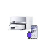 NARWAL Flow 2 Saug- und Wischroboter mit All-in-One-Station, FlowWash-Wischsystem mit 60 °C Heißwasser, 31.000 Pa Saugkraft, CarpetFocus™-Technologie, 100 °C Moppwäsche und 60 °C Heißlufttrocknung
