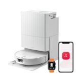 roborock Qrevo Edge S5A Saugroboter mit Wischfunktion,Dual Anti-Tangle-System,18.500Pa,FlexiArm Design Kantenreinigung, Hebarem Wischmopp,75℃ Heißwasser-Moppwäsche (Schwarz)