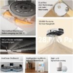 dreame L50 Ultra AE Saug- und Wischroboter Mit automatischer Entleerung und Wischmopp-Selbstreinigung bei 100 °C, 28.000 Pa Saugkraft, Hindernisvermeidung und 360°-Navigation