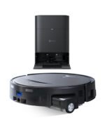 ECOVACS DEEBOT T80 Omni Saugroboter mit Wischfunktion, 18.000 Pa, OZMO Roller Wischwalze mit kontinuierlicher Frischwasser-Selbstreinigung, ZeroTangle 3.0, Moppwäsche mit 40-75℃ heißem Wasser, Weiß