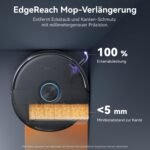 NARWAL Flow 2 Saug- und Wischroboter mit All-in-One-Station, FlowWash-Wischsystem mit 60 °C Heißwasser, 31.000 Pa Saugkraft, CarpetFocus™-Technologie, 100 °C Moppwäsche und 60 °C Heißlufttrocknung