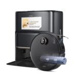 Mova V50 Ultra Complete Saugroboter mit Wischfunktion 24.000 Pa, 6cm Hindernisüberwindung, Liftable Navigation+RGB AI+LED, 80℃ Heißwasserwäsche & 63℃ Selbsttrocknung, DuoSolution System, Tricut Bürste