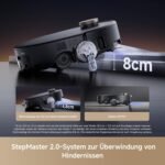 Mova Z60 Ultra Roller Complete Saugroboter mit Wischfunktion 28.000 Pa, LiftPro-Gehäuse, 8 cm Hindernisse, DToF+Dual Laser+RGB/LED-Hindernisvermeidung, AutoShield für Teppich, MaxiReach Mopp & Bürste