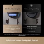 Mova Z60 Ultra Roller Complete Saugroboter mit Wischfunktion 28.000 Pa, LiftPro-Gehäuse, 8 cm Hindernisse, DToF+Dual Laser+RGB/LED-Hindernisvermeidung, AutoShield für Teppich, MaxiReach Mopp & Bürste