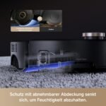 Mova Z60 Ultra Roller Complete Saugroboter mit Wischfunktion 28.000 Pa, LiftPro-Gehäuse, 8 cm Hindernisse, DToF+Dual Laser+RGB/LED-Hindernisvermeidung, AutoShield für Teppich, MaxiReach Mopp & Bürste