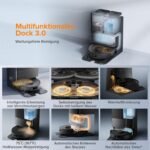 roborock Qrevo Edge S5A Saugroboter mit Wischfunktion,Dual Anti-Tangle-System,18.500Pa,FlexiArm Design Kantenreinigung, Hebarem Wischmopp,75℃ Heißwasser-Moppwäsche (Schwarz)