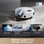 dreame Aqua10 Ultra Roller Complete Saugroboter mit Wischfunktion, 30.000Pa Saugkraft, 8 cm Hindernisfreiheit, Selbstreinigung der Rollen, automatisches Entleeren, intelligente Sprachsteuerung