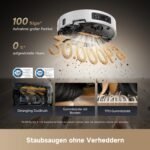 dreame Aqua10 Ultra Roller Complete Saugroboter mit Wischfunktion, 30.000Pa Saugkraft, 8 cm Hindernisfreiheit, Selbstreinigung der Rollen, automatisches Entleeren, intelligente Sprachsteuerung