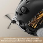 Mova V50 Ultra Complete Saugroboter mit Wischfunktion 24.000 Pa, 6cm Hindernisüberwindung, Liftable Navigation+RGB AI+LED, 80℃ Heißwasserwäsche & 63℃ Selbsttrocknung, DuoSolution System, Tricut Bürste