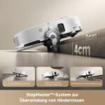 Mova V50 Ultra Complete Saugroboter mit Wischfunktion 24.000 Pa, 6cm Hindernisüberwindung, Liftable Navigation+RGB AI+LED, 80℃ Heißwasserwäsche & 63℃ Selbsttrocknung, DuoSolution System, Tricut Bürste